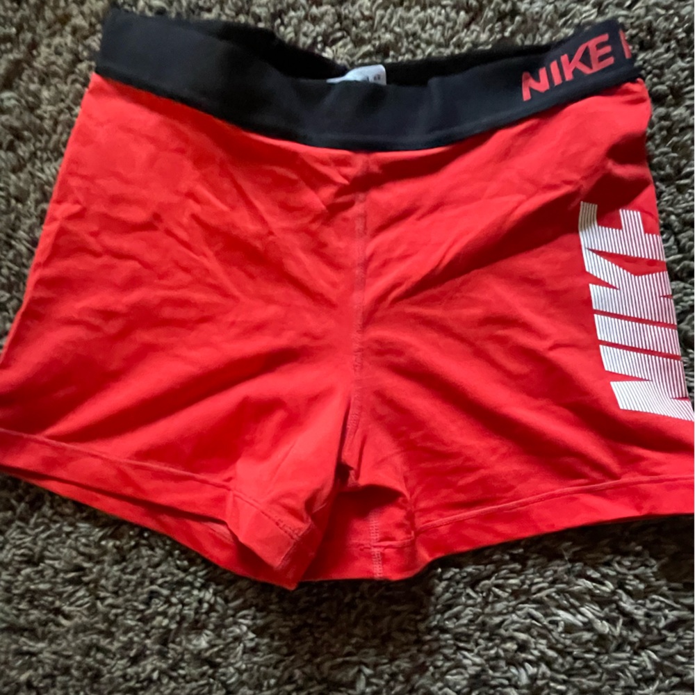 Red Mike workout shorts 3” inseam. Great quality and great fit.